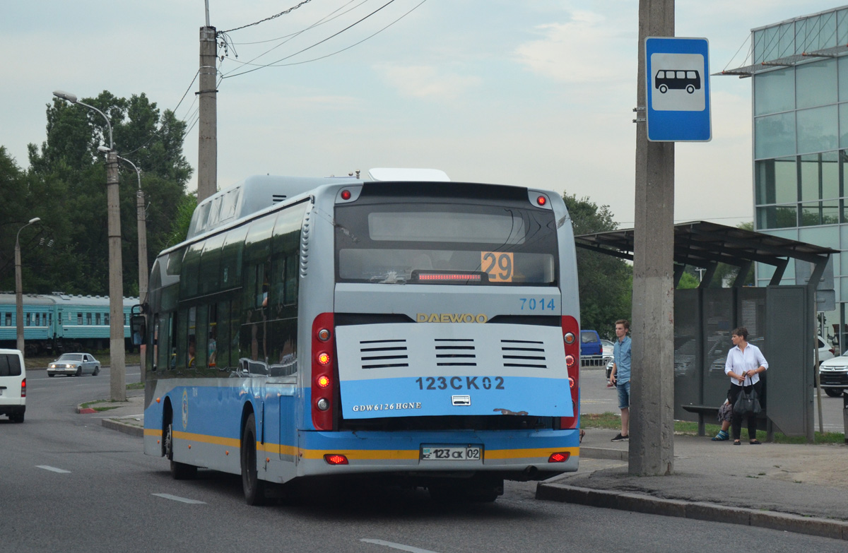 Алматы, Guilin Daewoo GDW6126CNG (СемАЗ) № 7014