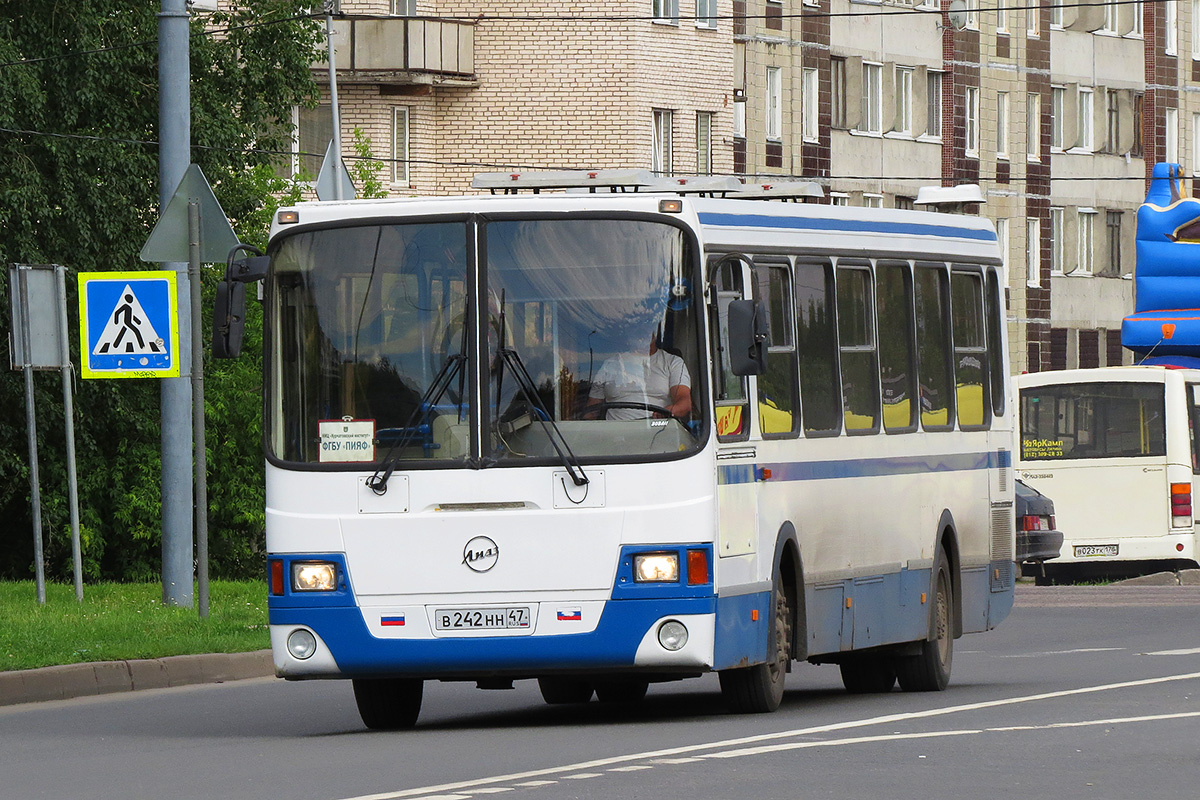 Ленинградская область, ЛиАЗ-5256.35-01 № В 242 НН 47