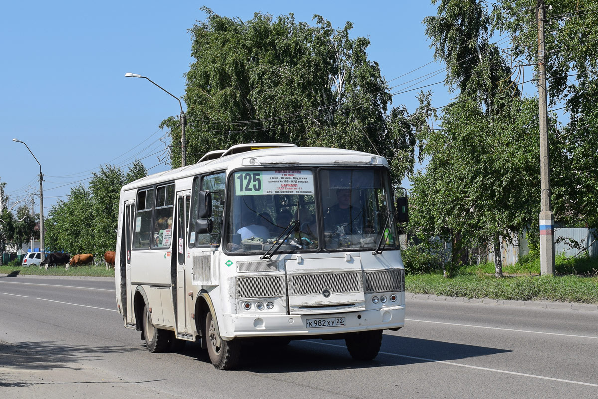 Алтайский край, ПАЗ-32054 № К 982 ХУ 22