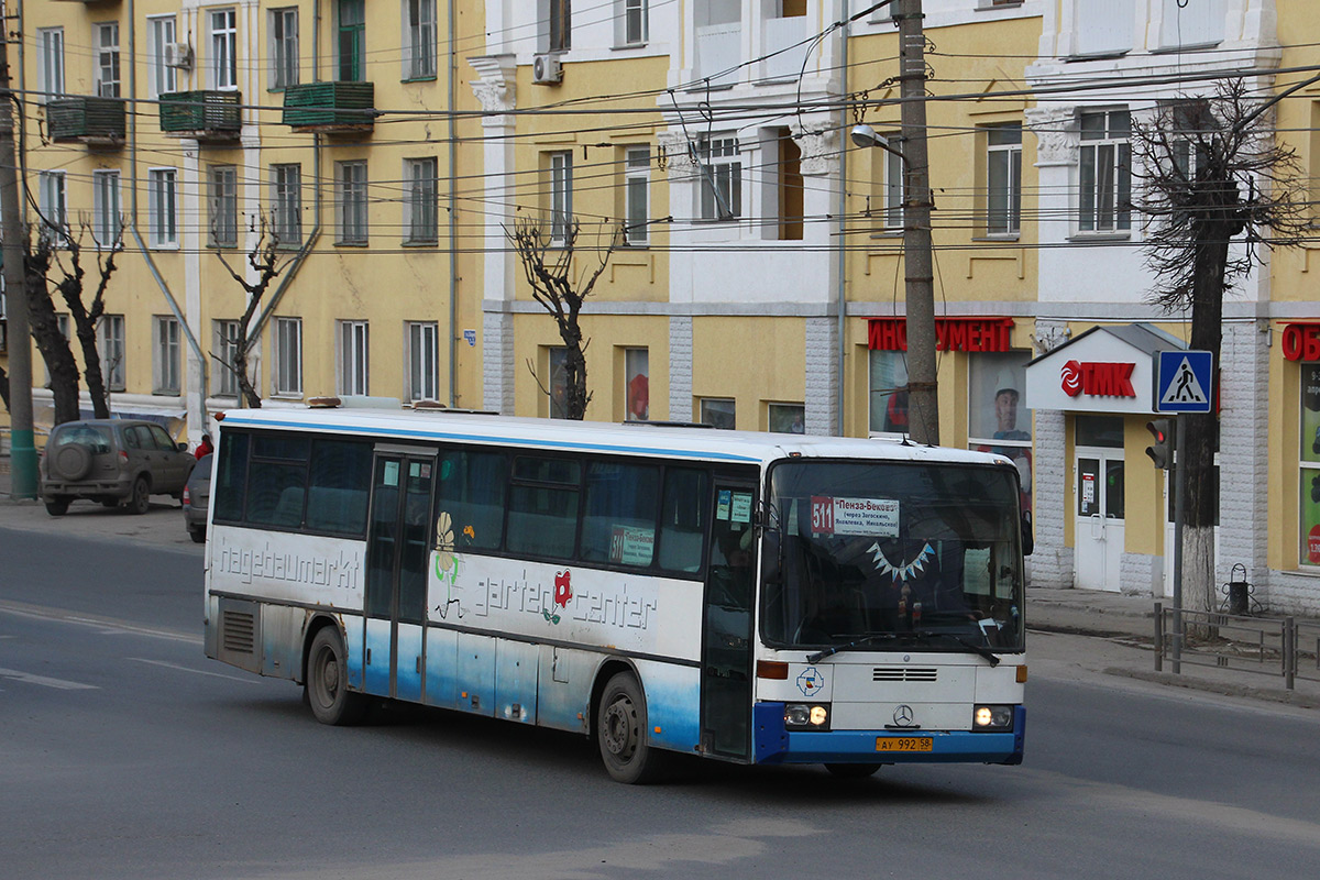 Пензенская область, Mercedes-Benz O408 № АУ 992 58