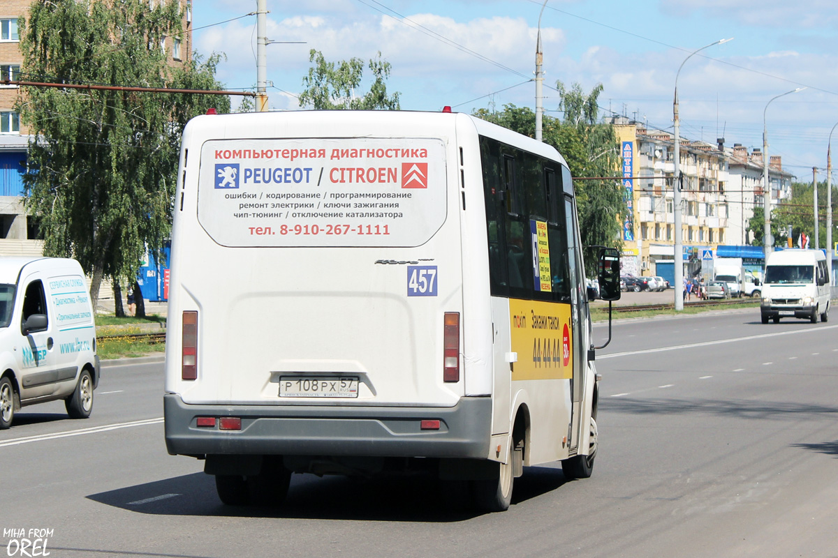 Автобус 57 ру. №34 - ГАЗ-a64r42 next (1-43). Орлу 457.