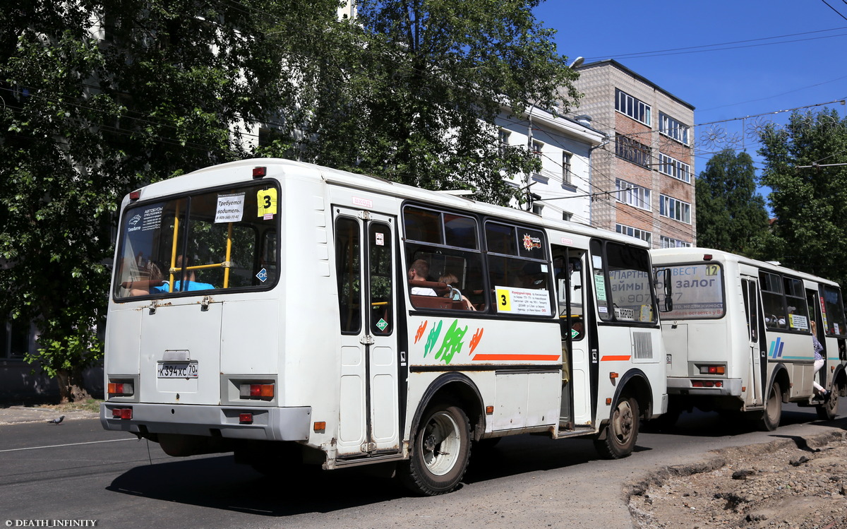 Томская область, ПАЗ-32054 № К 394 ХС 70