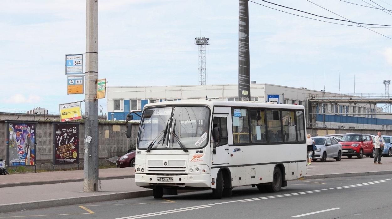 Санкт-Петербург, ПАЗ-320402-05 № 8918