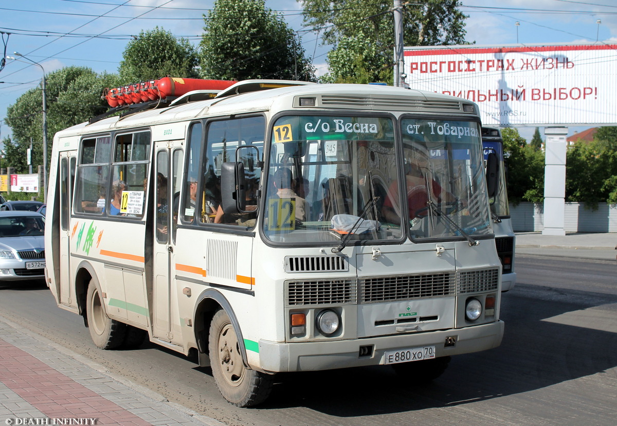 Томская область, ПАЗ-32054 № Е 880 ХО 70