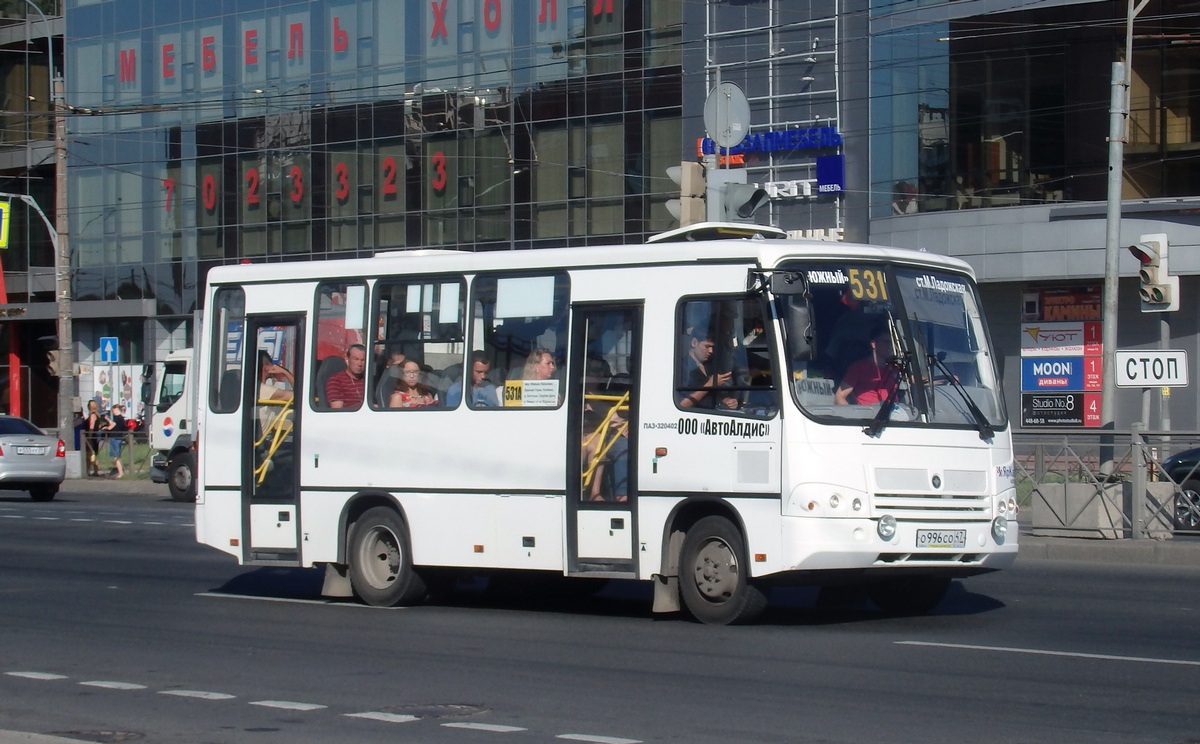 Ленинградская область, ПАЗ-320402-05 № О 996 СО 47