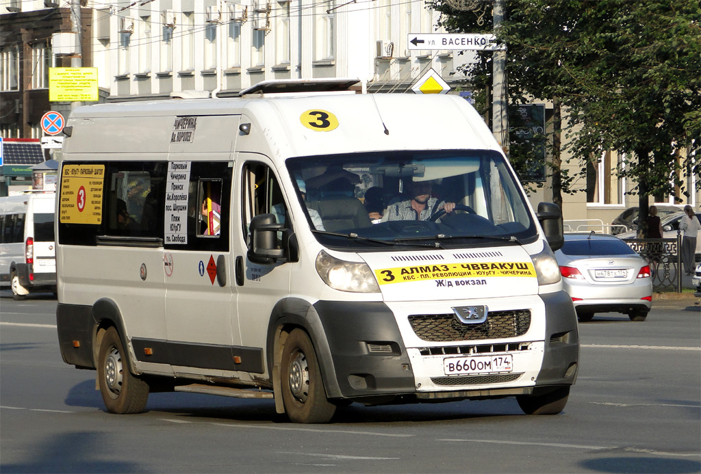 Челябинская область, Нижегородец-2227SK (Peugeot Boxer) № В 660 ОМ 174