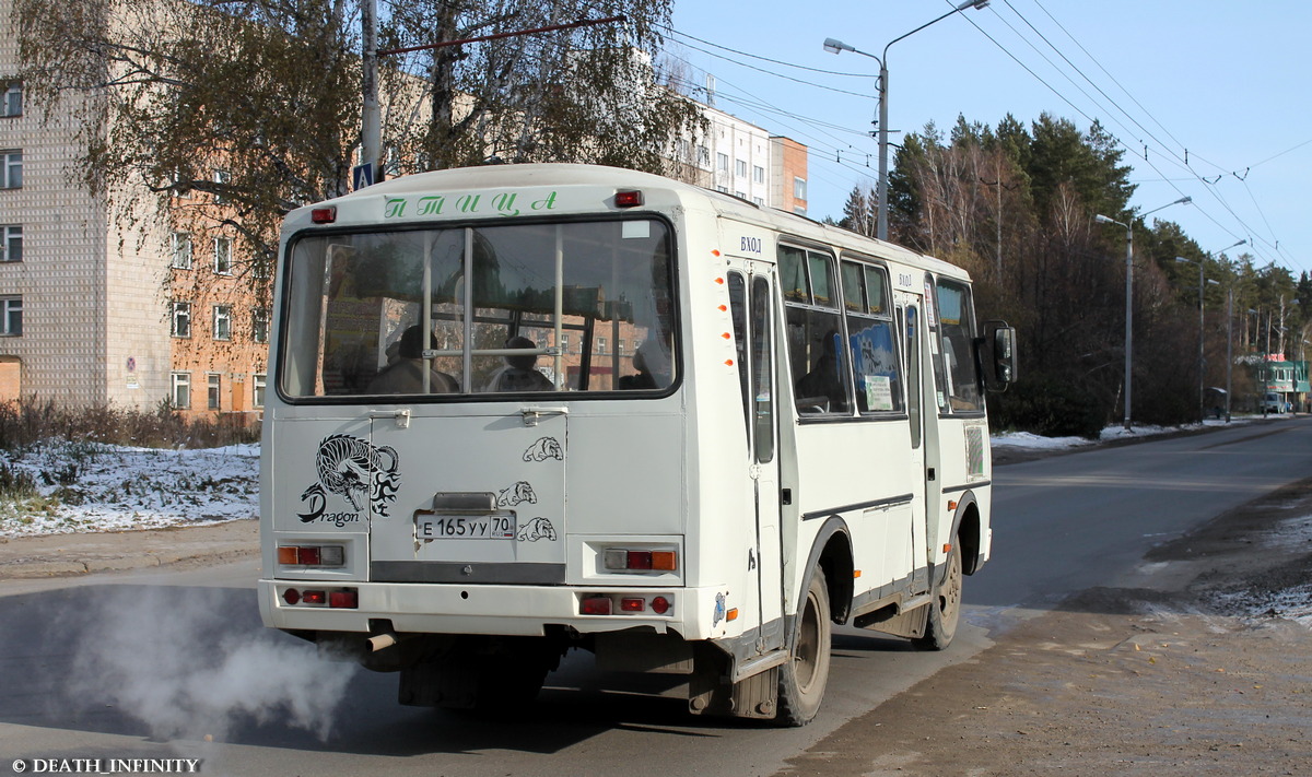 Томская область, ПАЗ-32051-110 № Е 165 УУ 70