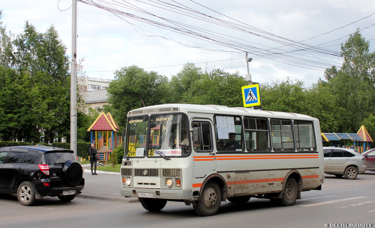 Томская область, ПАЗ-32054 № Е 559 ОА 70