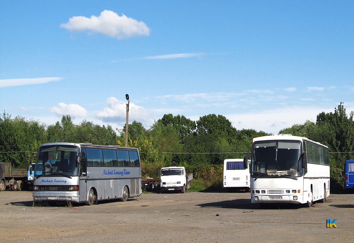 Zakarpatskaya region, Setra S210HD № AO 5191 BB; Zakarpatskaya region, Smit Orion № 004-94 РЕ