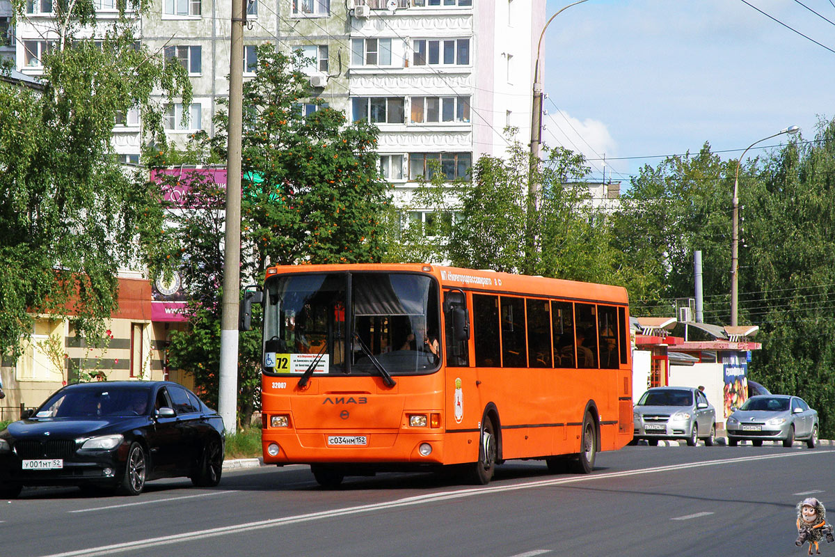 Нижегородская область, ЛиАЗ-5293.60 № 32007