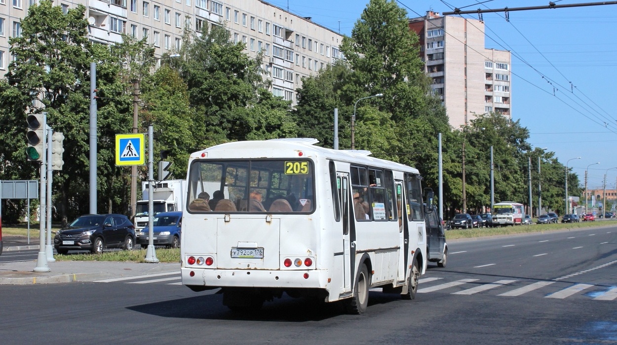 Санкт-Петербург, ПАЗ-4234-05 № У 792 ОР 178