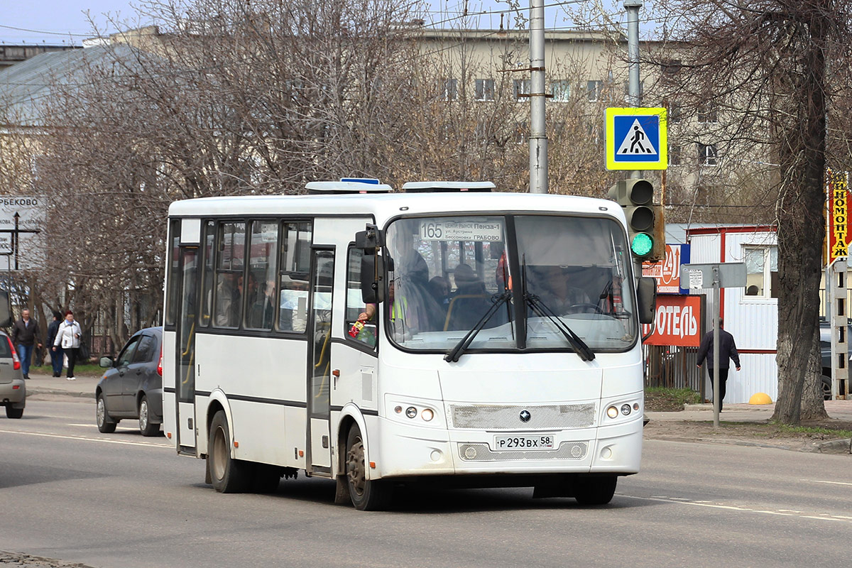 Пензенская область, ПАЗ-320412-04 "Вектор" № Р 293 ВХ 58