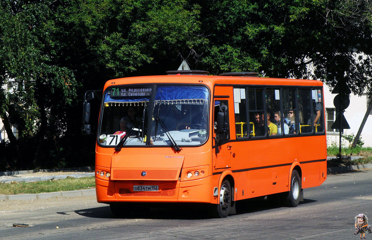 Nizhegorodskaya region, PAZ-320414-05 "Vektor" # О 834 ТМ 152