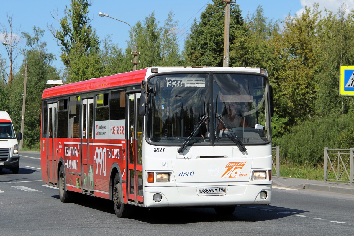 Санкт-Петербург, ЛиАЗ-5293.53 № 3427