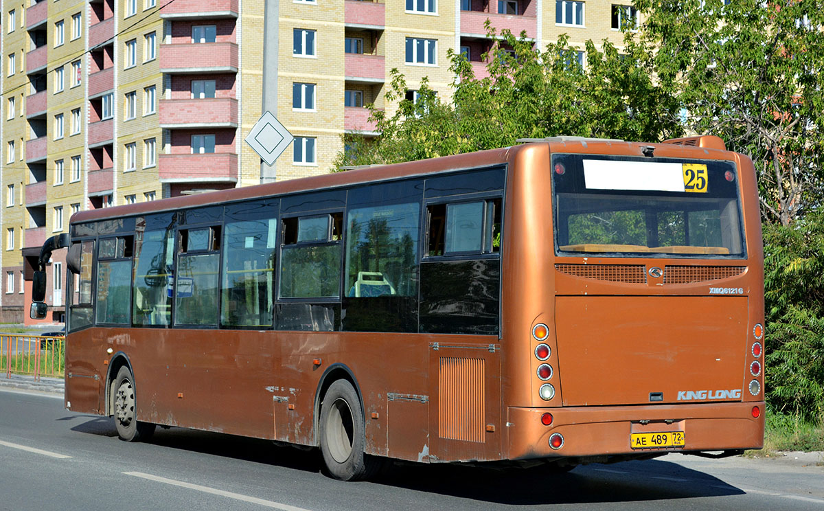 Тюменская область, King Long XMQ6121G № АЕ 489 72