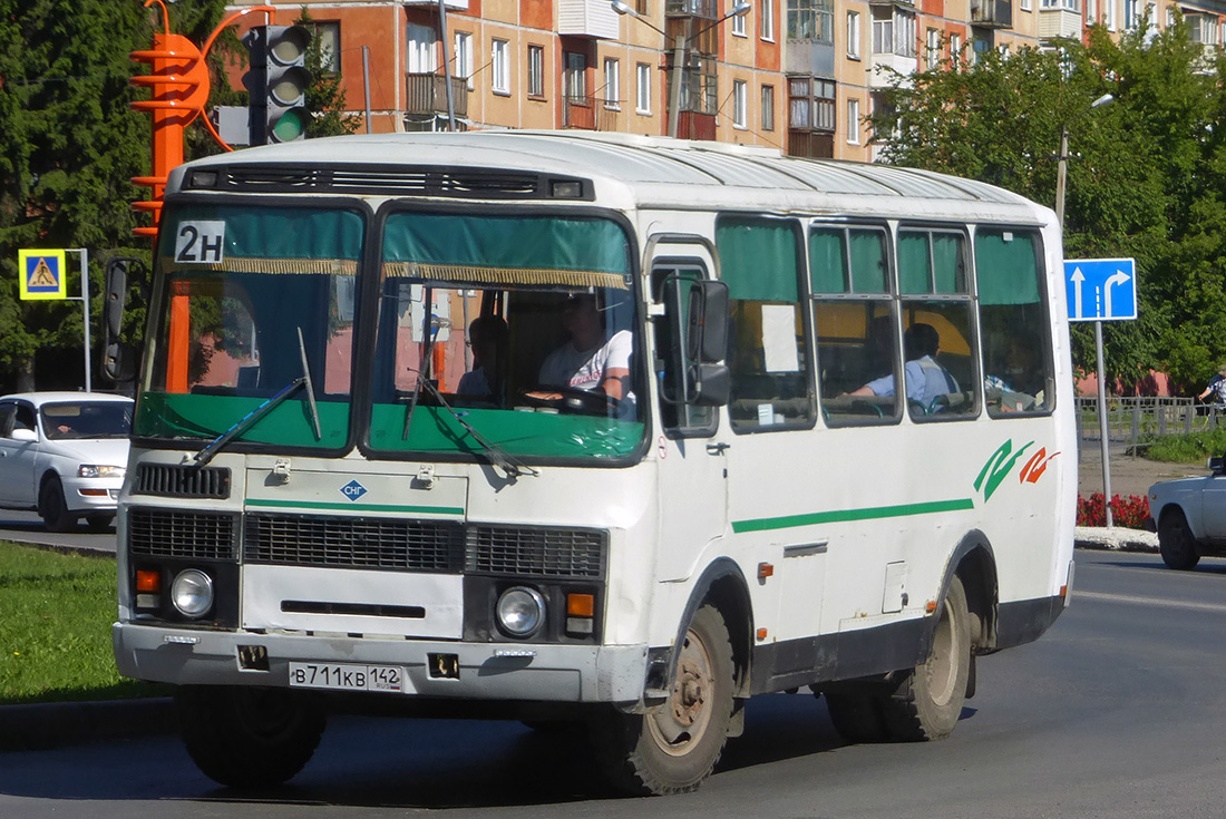 Кемеровская область - Кузбасс, ПАЗ-32054 № В 711 КВ 142