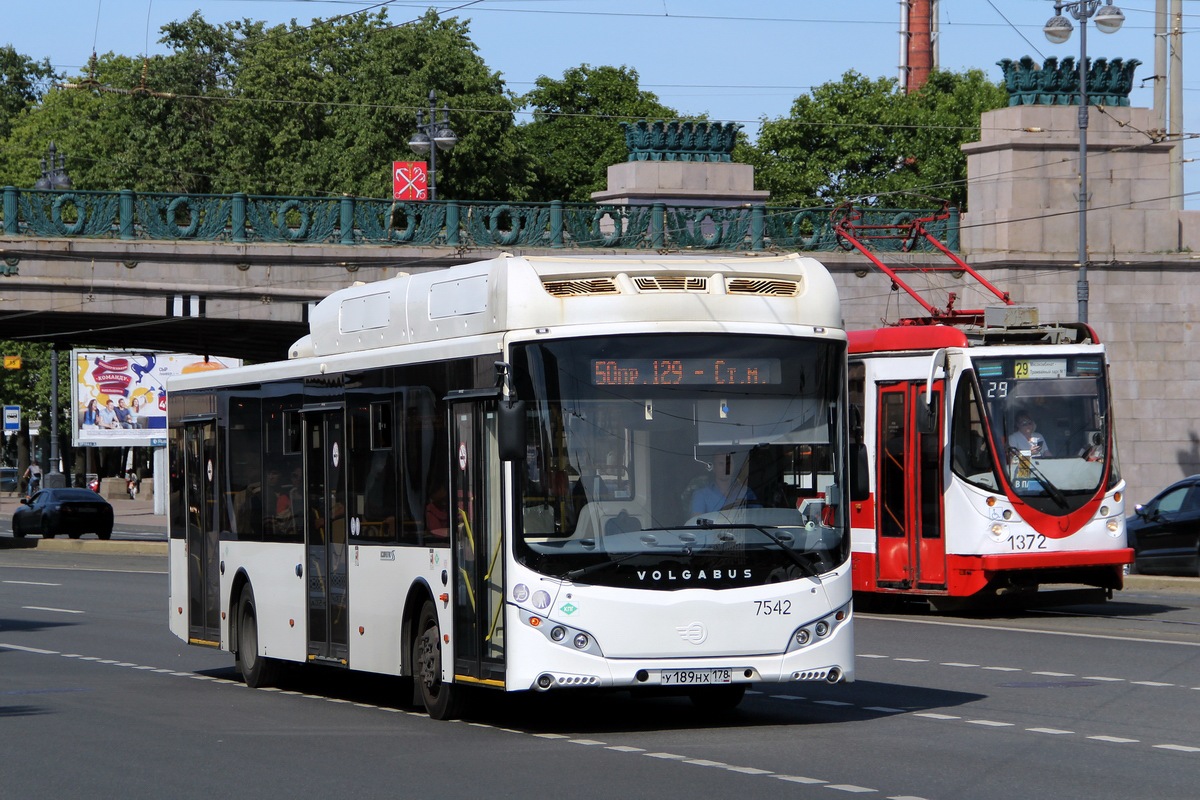 Санкт-Петербург, Volgabus-5270.G2 (CNG) № 7542