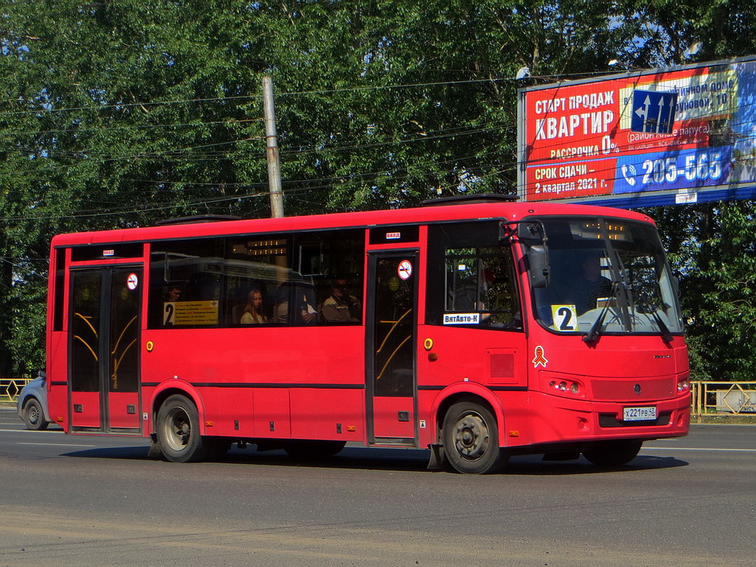 Кировская область, ПАЗ-320414-05 "Вектор" (1-2) № Х 221 РВ 43