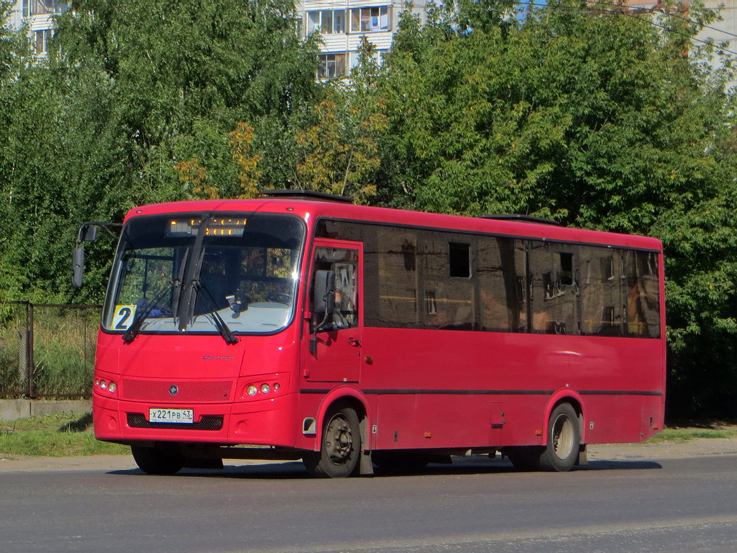 Kirov region, PAZ-320414-05 "Vektor" (1-2) # Х 221 РВ 43