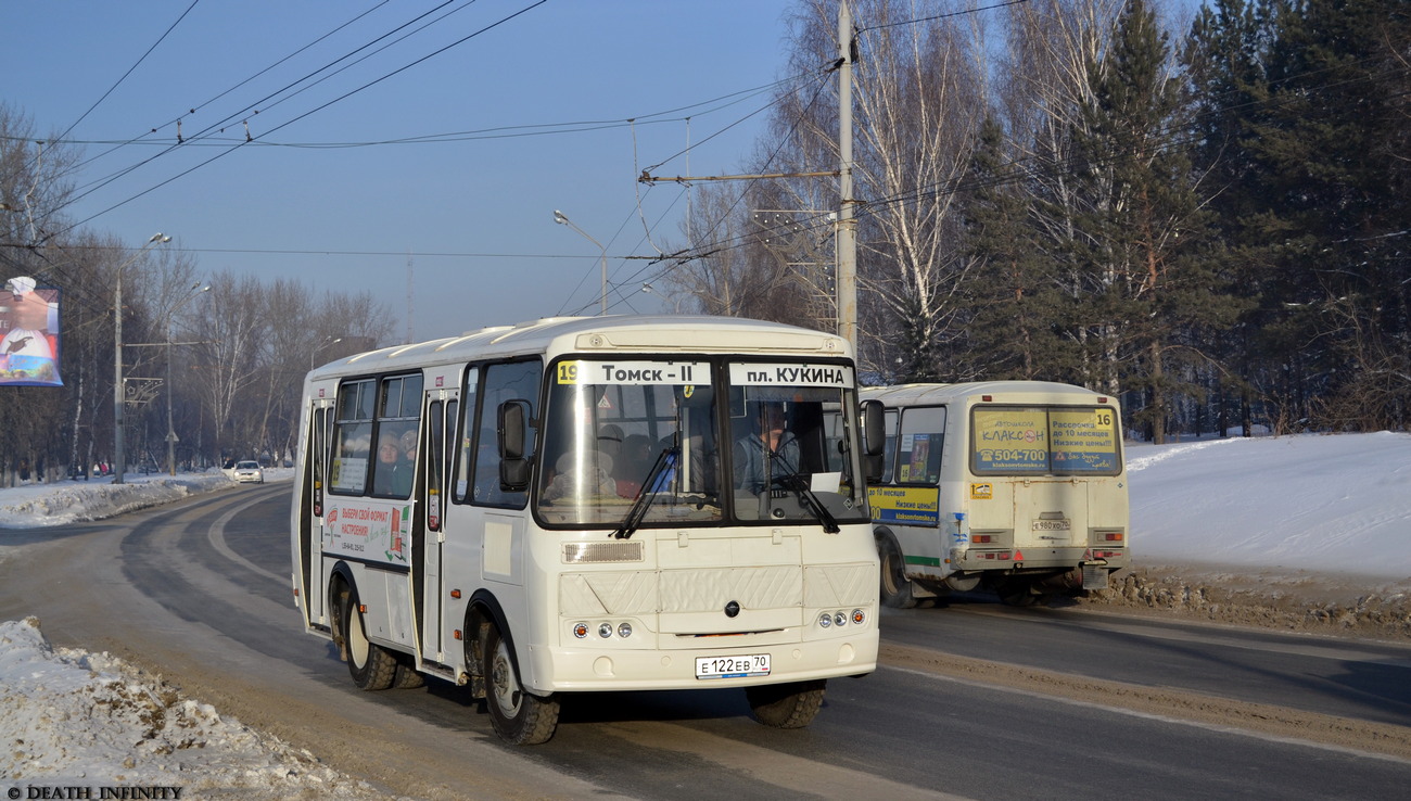 Томская область, ПАЗ-32054 № Е 122 ЕВ 70