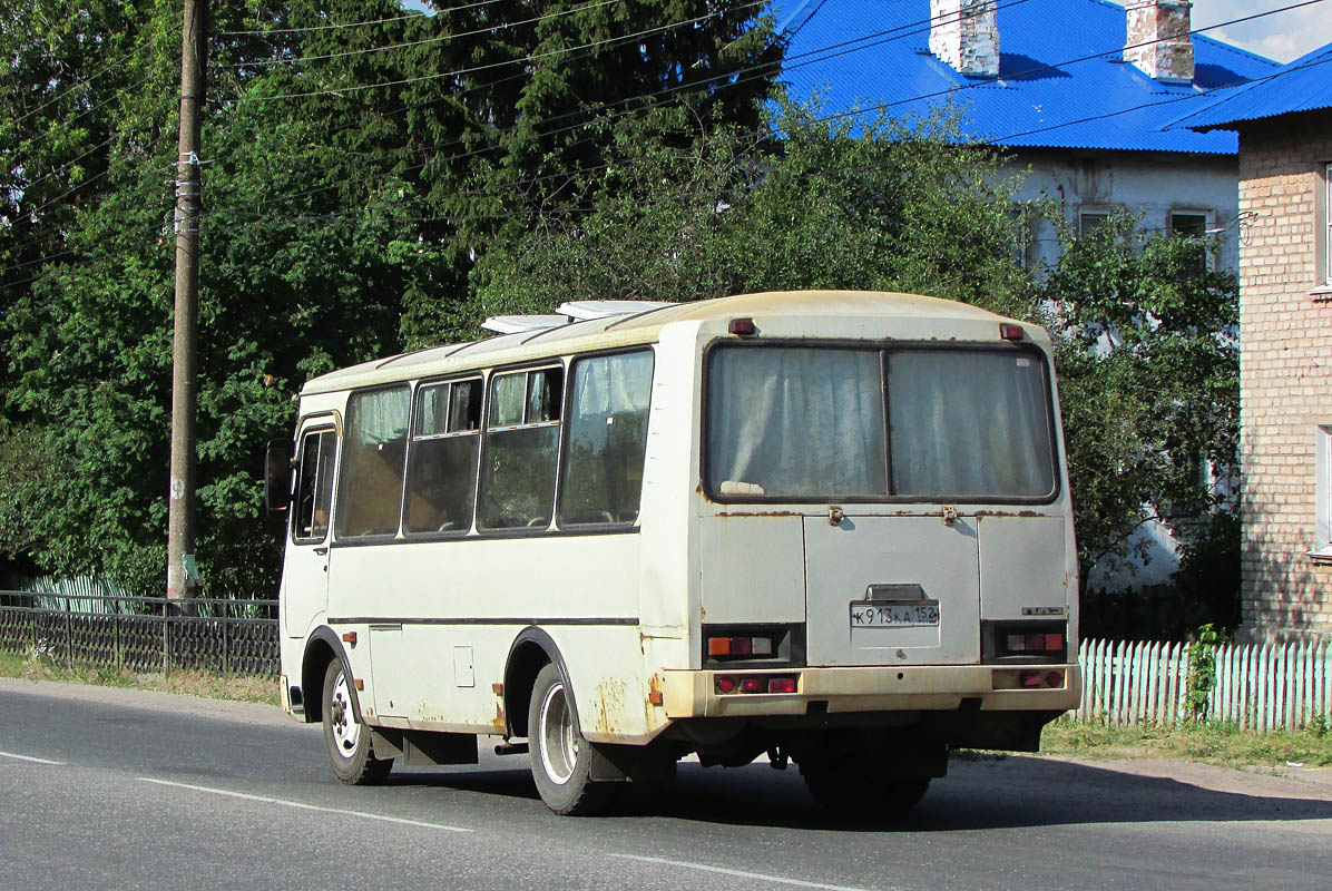 Нижегородская область, ПАЗ-32053 № К 913 КА 152