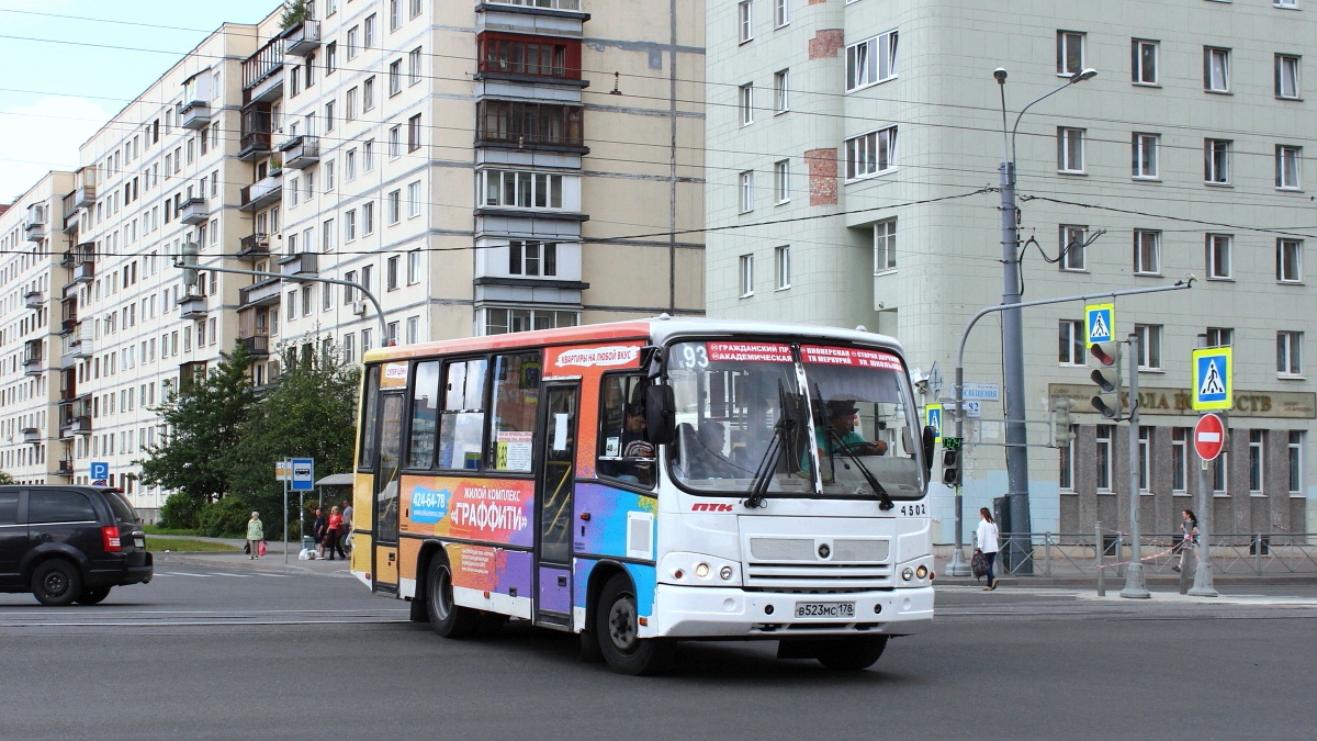 Санкт-Петербург, ПАЗ-320402-05 № n502