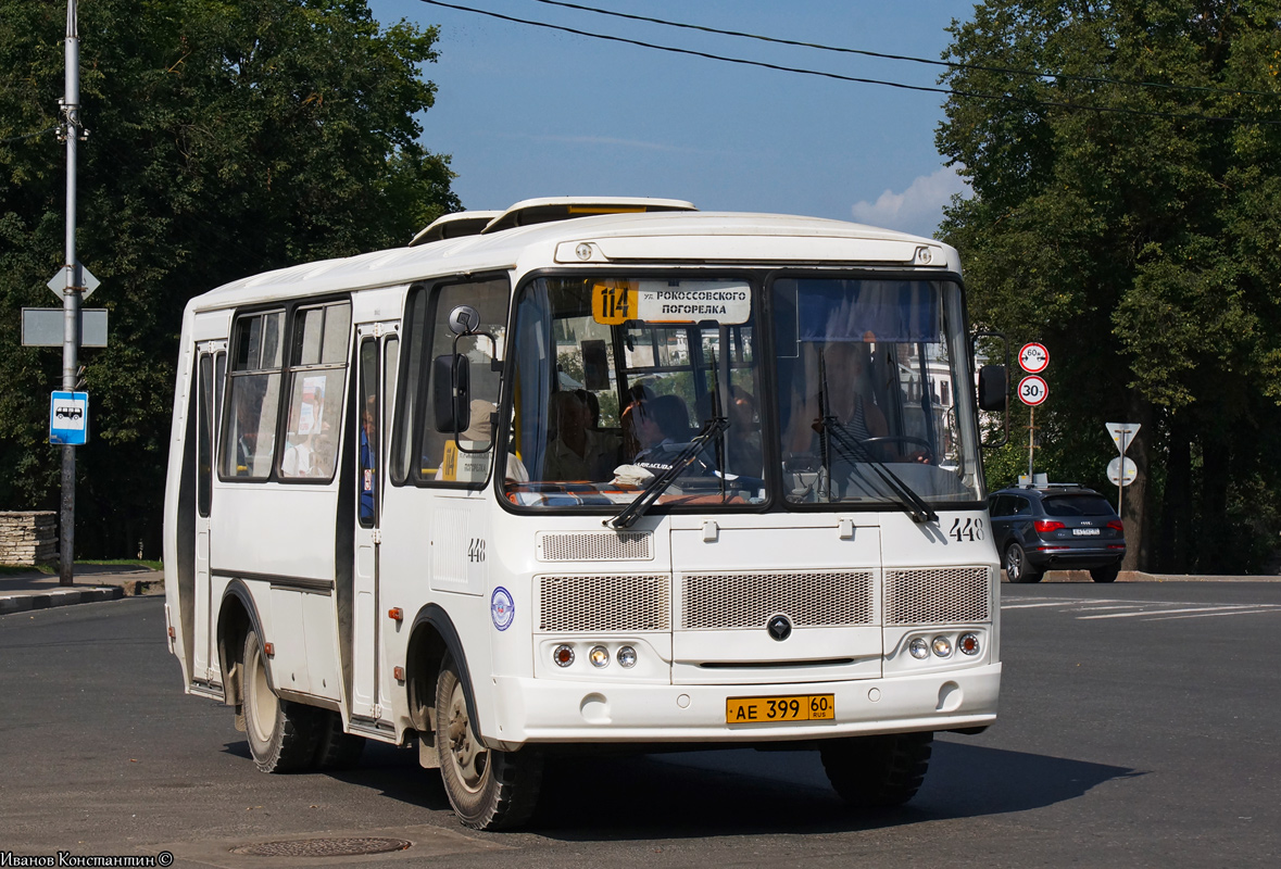 Псковская область, ПАЗ-32054 № 448