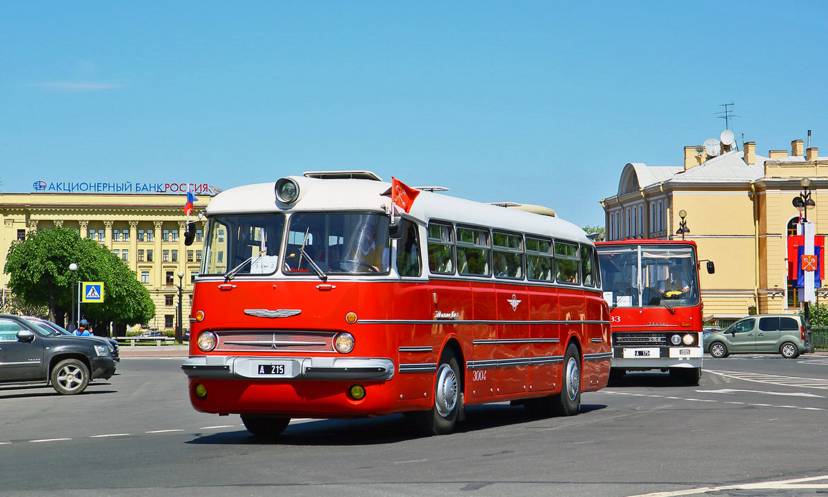 Эстония, Ikarus  55.14 Lux № A 215; Санкт-Петербург — IV Петербургский парад ретро-транспорта 26 мая 2018 г.