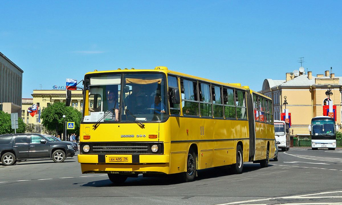 Санкт-Петербург, Ikarus 280.33O № 7016; Санкт-Петербург — IV Петербургский парад ретро-транспорта 26 мая 2018 г.