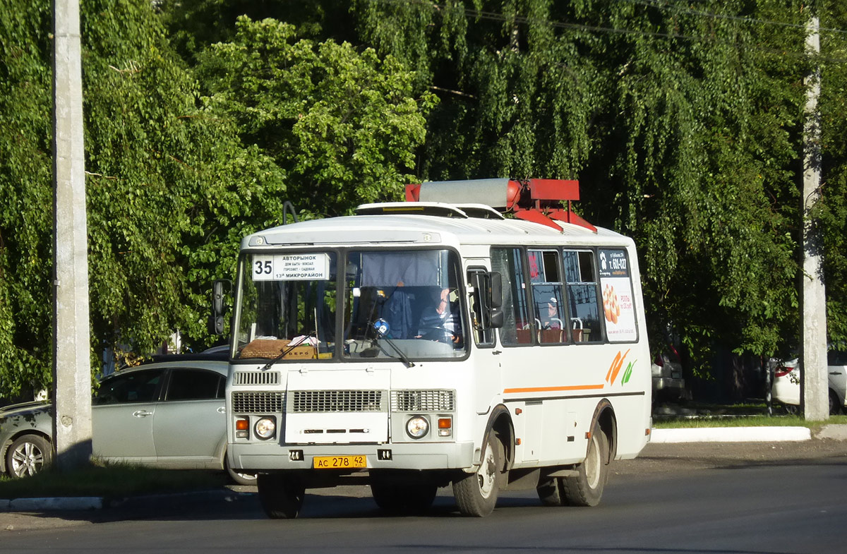 Кемеровская область - Кузбасс, ПАЗ-32054 № АС 278 42