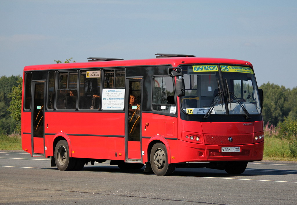 Ленинградская область, ПАЗ-320412-04 "Вектор" № А 448 НЕ 198