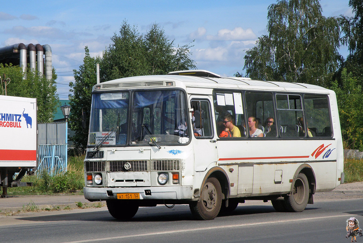 Нижегородская область, ПАЗ-32054-07 № АТ 151 52