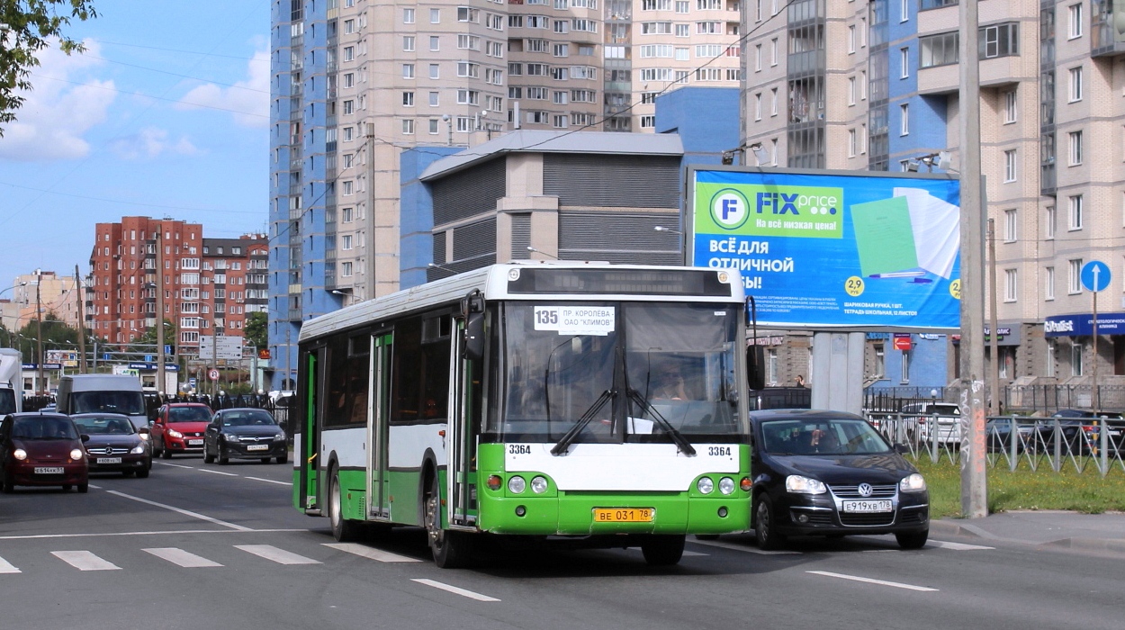 Санкт-Пецярбург, ЛиАЗ-5292.20 № 3364