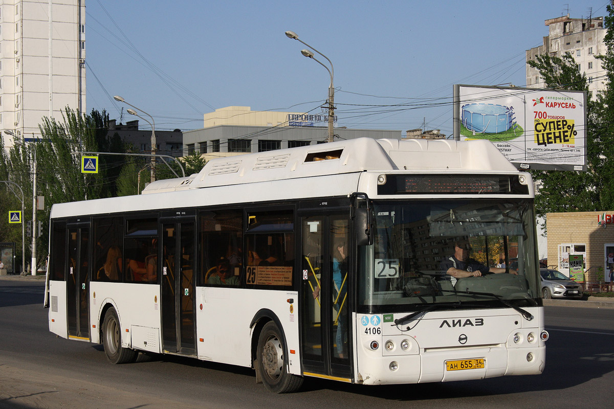 Волгоградская область, ЛиАЗ-5292.67 (CNG) № 4106