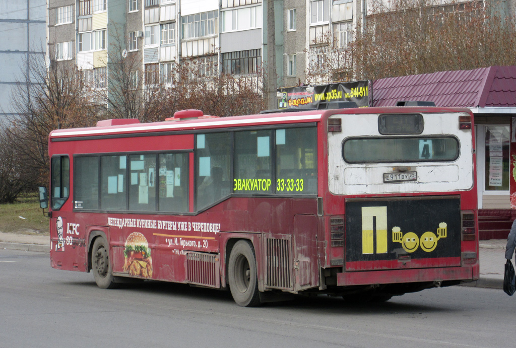 Вологодская область, Scania CN113CLL MaxCi № Е 911 ВУ 35