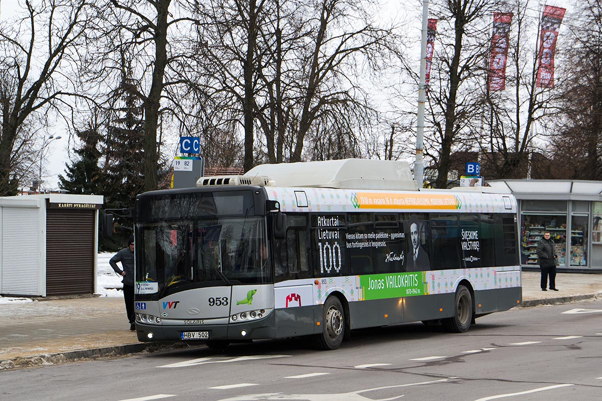 Литва, Solaris Urbino III 12 CNG № 953