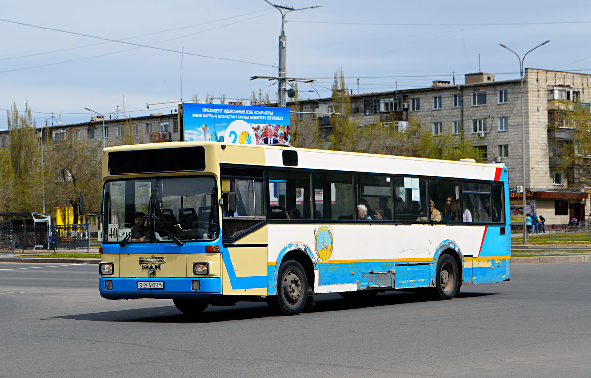 Павлодарская область, MAN 791 SL202 № S 244 OBM