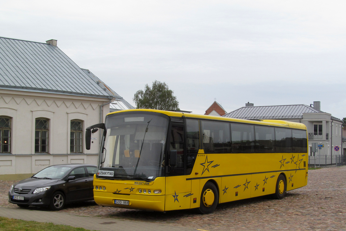 Литва, Neoplan N316Ü Euroliner № GOD 868