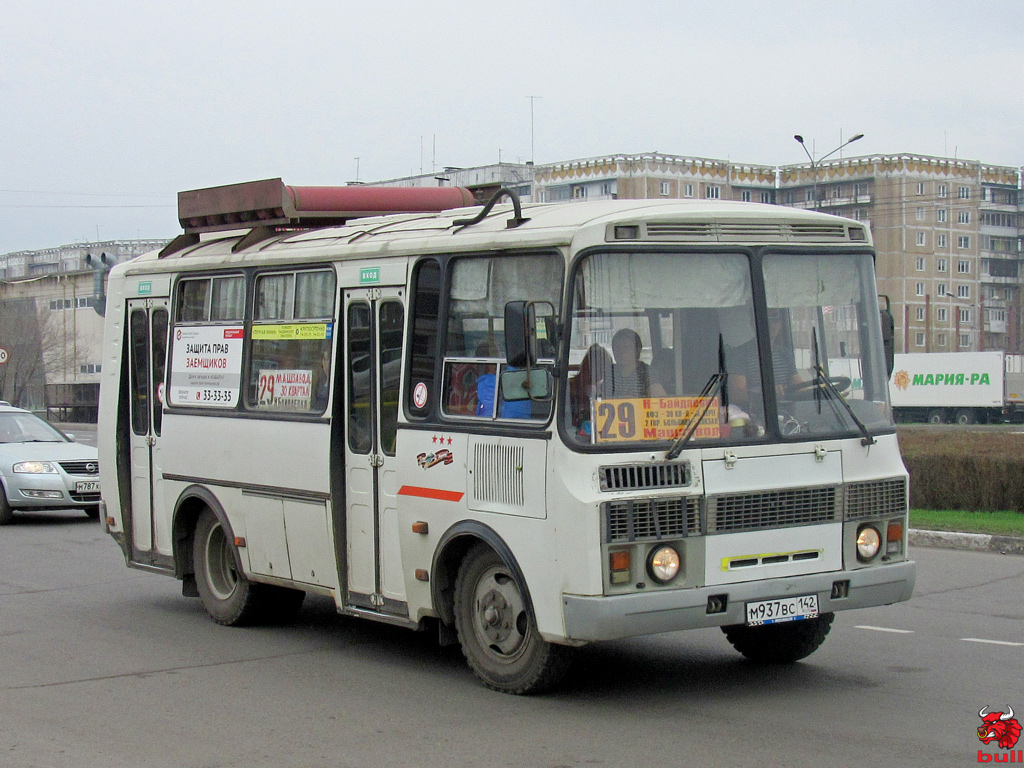 Кемеровская область - Кузбасс, ПАЗ-32054 № М 937 ВС 142