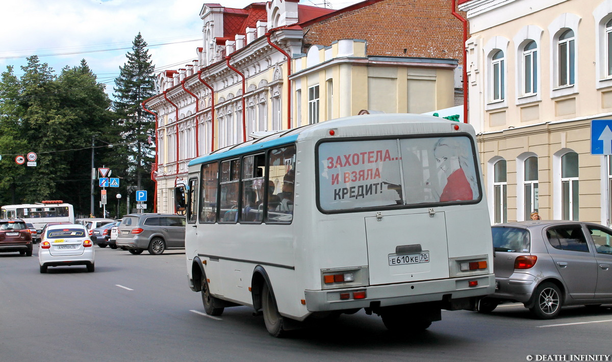 Томская область, ПАЗ-32054 № Е 610 КЕ 70