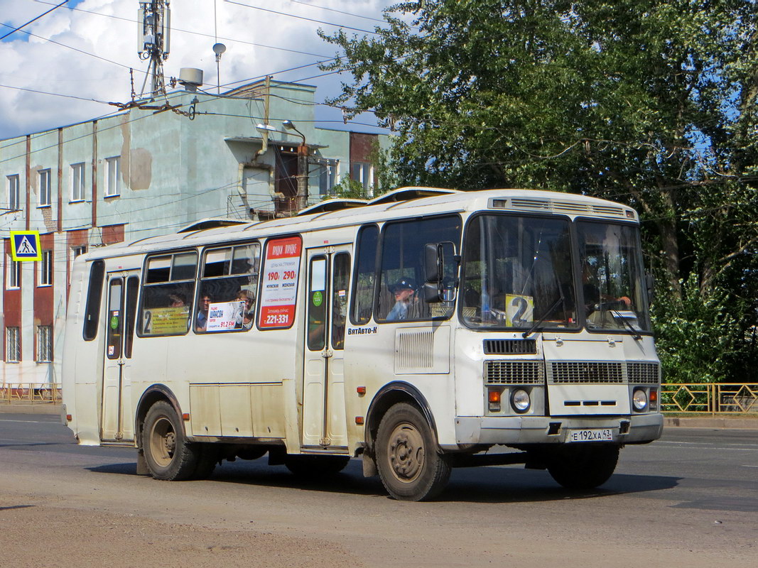 Кировская область, ПАЗ-4234 № Е 192 ХА 43