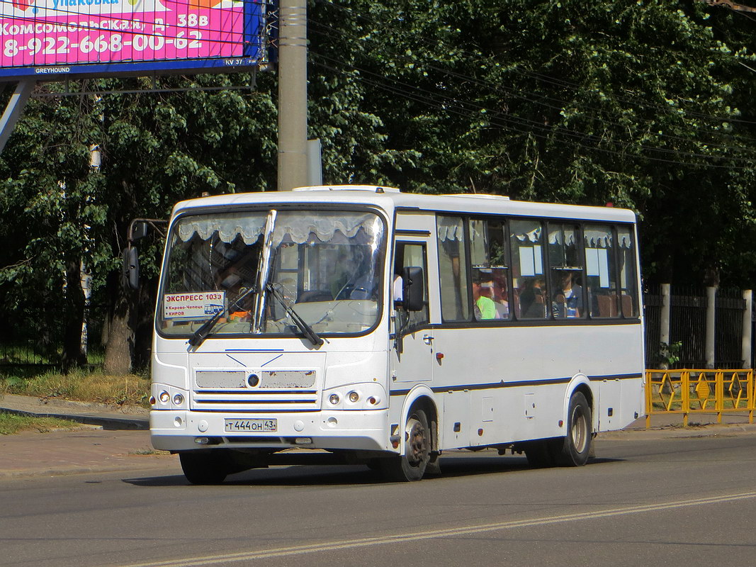 Кировская область, ПАЗ-320412-05 № Т 444 ОН 43