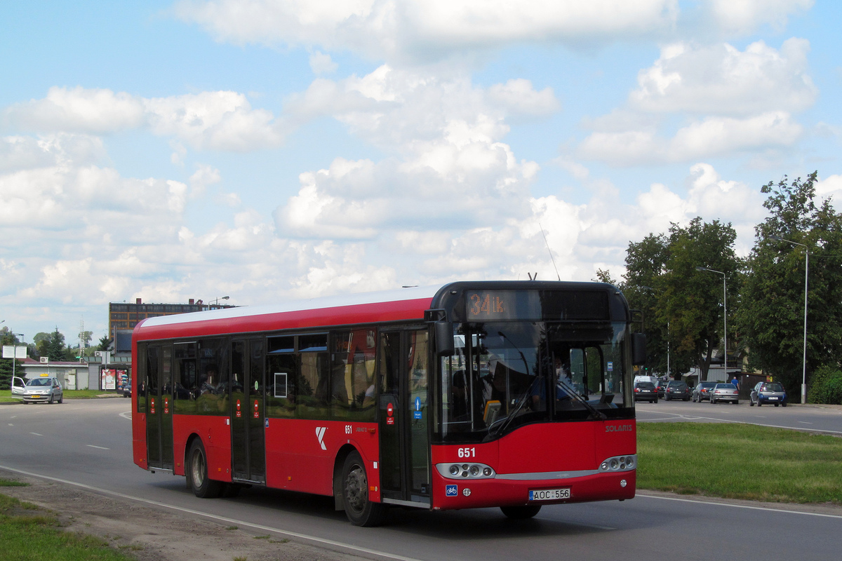 Литва, Solaris Urbino II 12 № 651