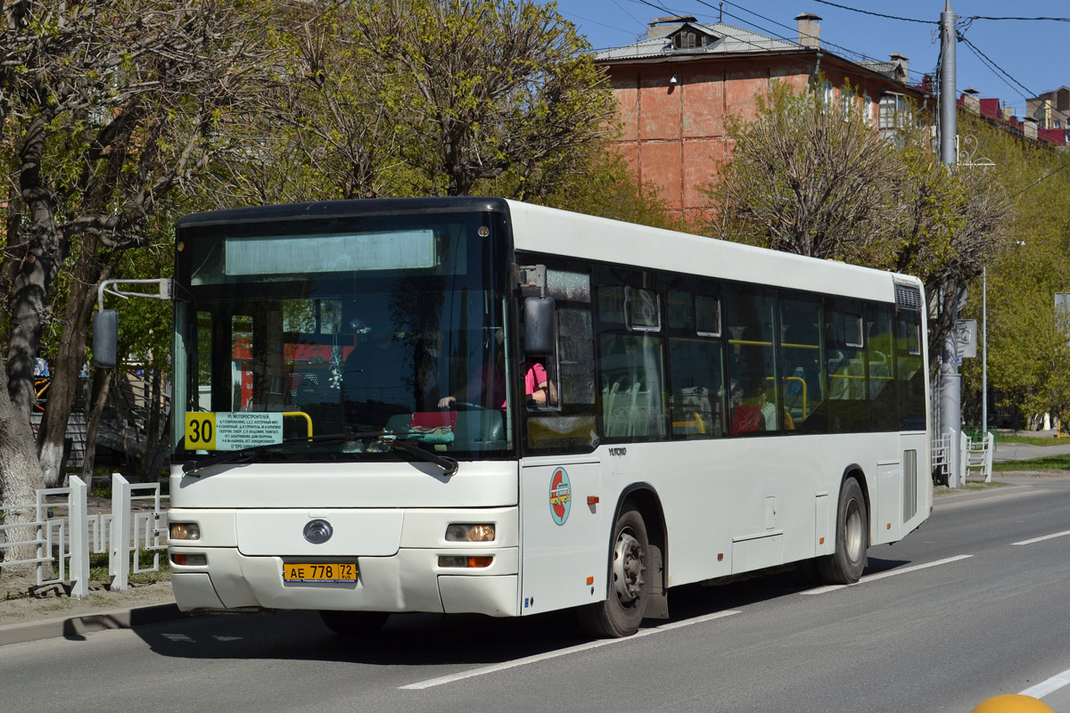 Тюменская область, Yutong ZK6118HGA № АЕ 778 72