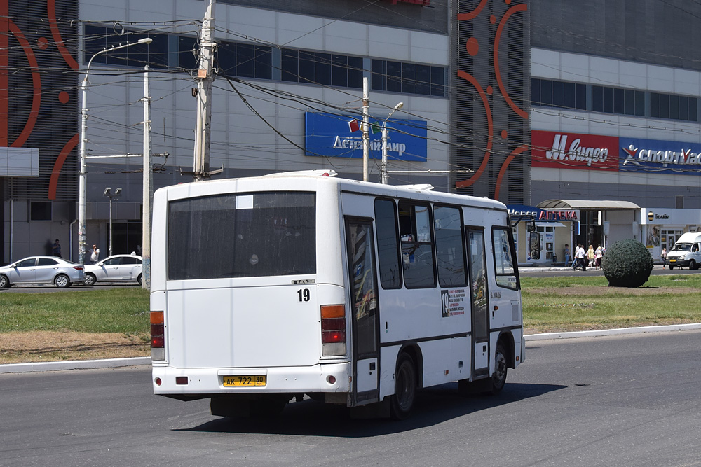 Астраханская область, ПАЗ-320302-08 № АК 722 30