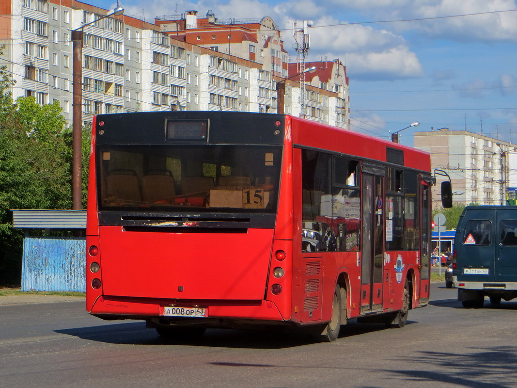 Кировская область, МАЗ-206.068 № А 008 ОР 43