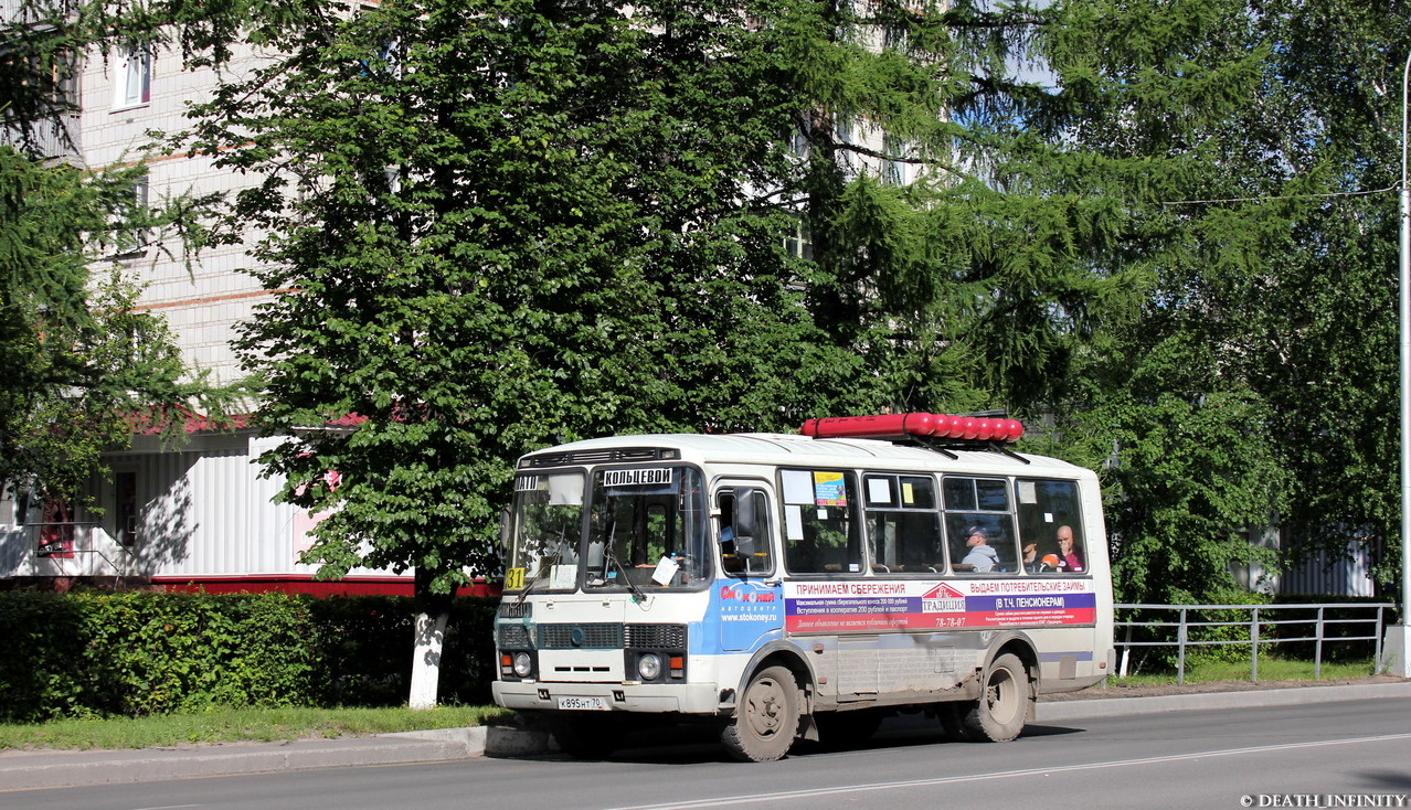 Томская область, ПАЗ-32054 № К 895 НТ 70