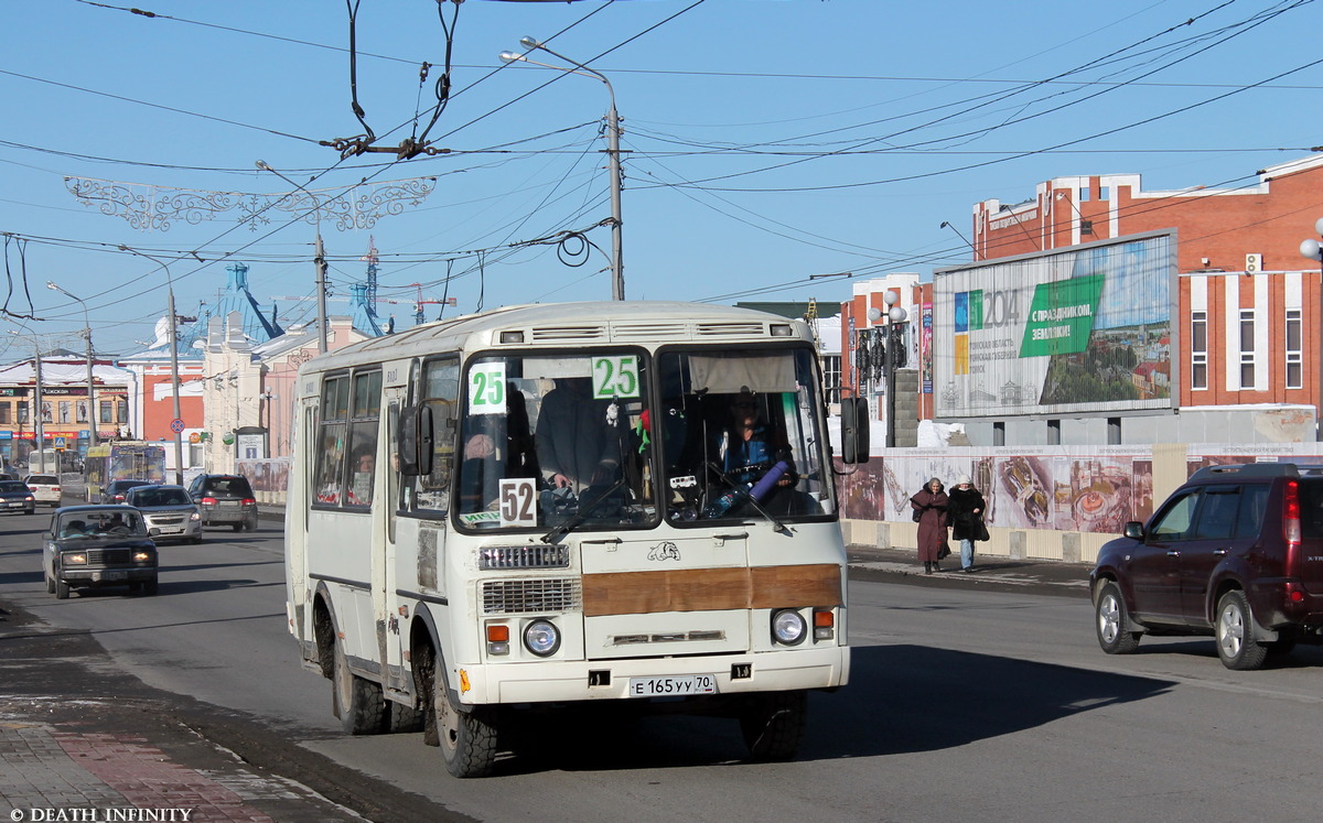 Томская область, ПАЗ-32051-110 № Е 165 УУ 70