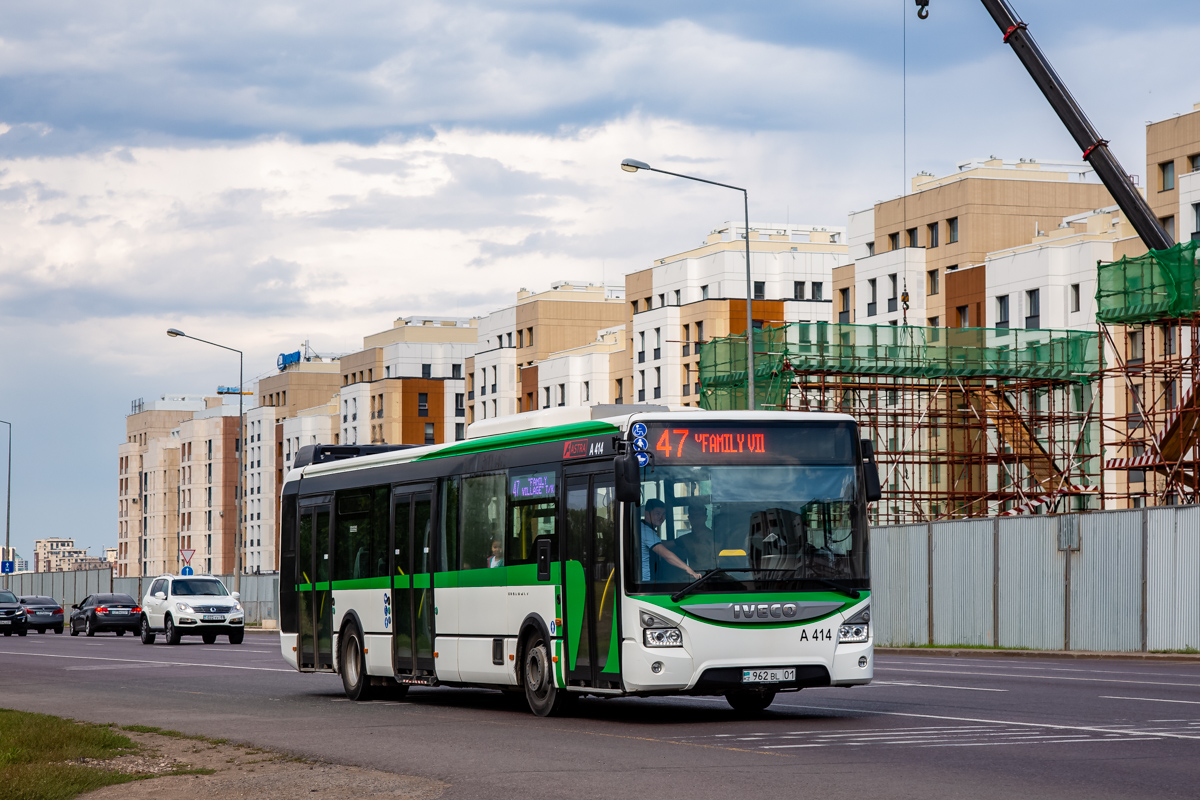 Astana, IVECO Urbanway 12M (SaryarkaAvtoProm) č. A414