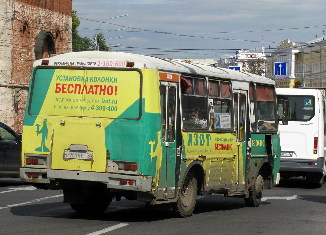 Нижегородская область, ПАЗ-32054 № В 969 КК 152